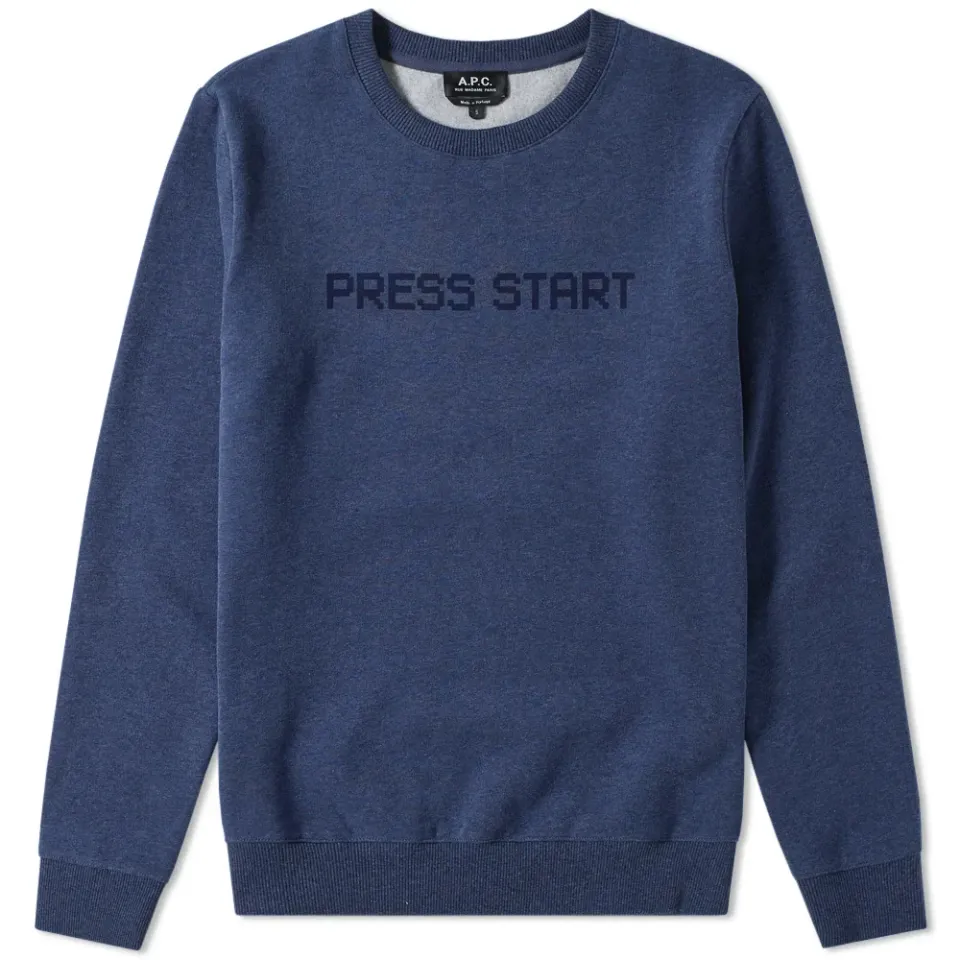 A.P.C. Press Start Crew Sweat