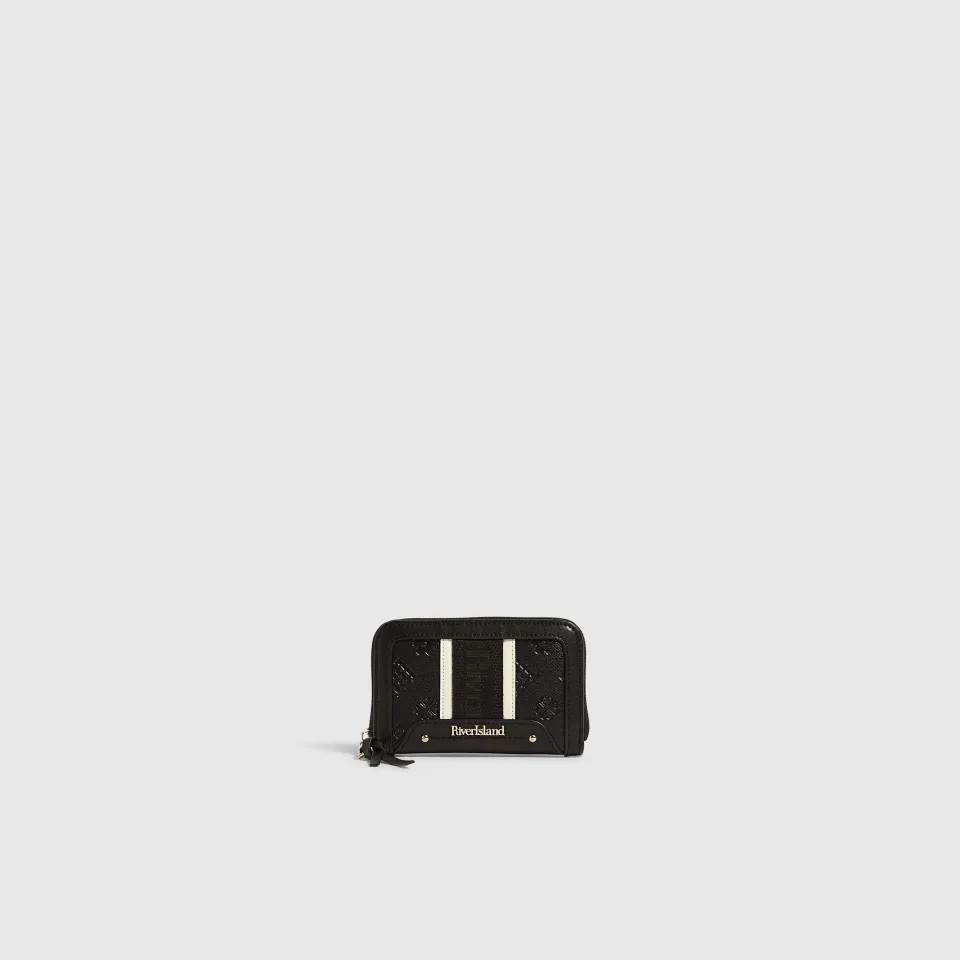 Medium Webbing Panelled Ziparound Purse
