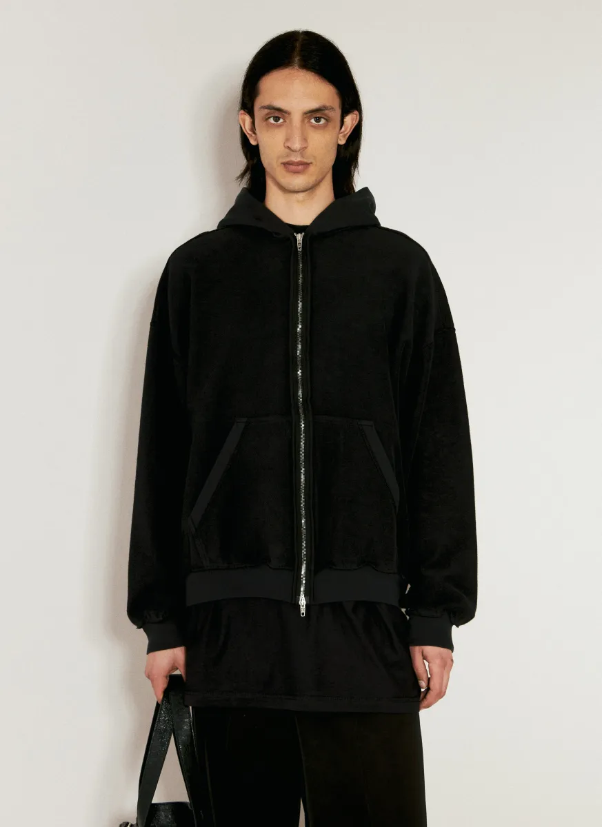 Inside-Out Hooded Sweatshirt