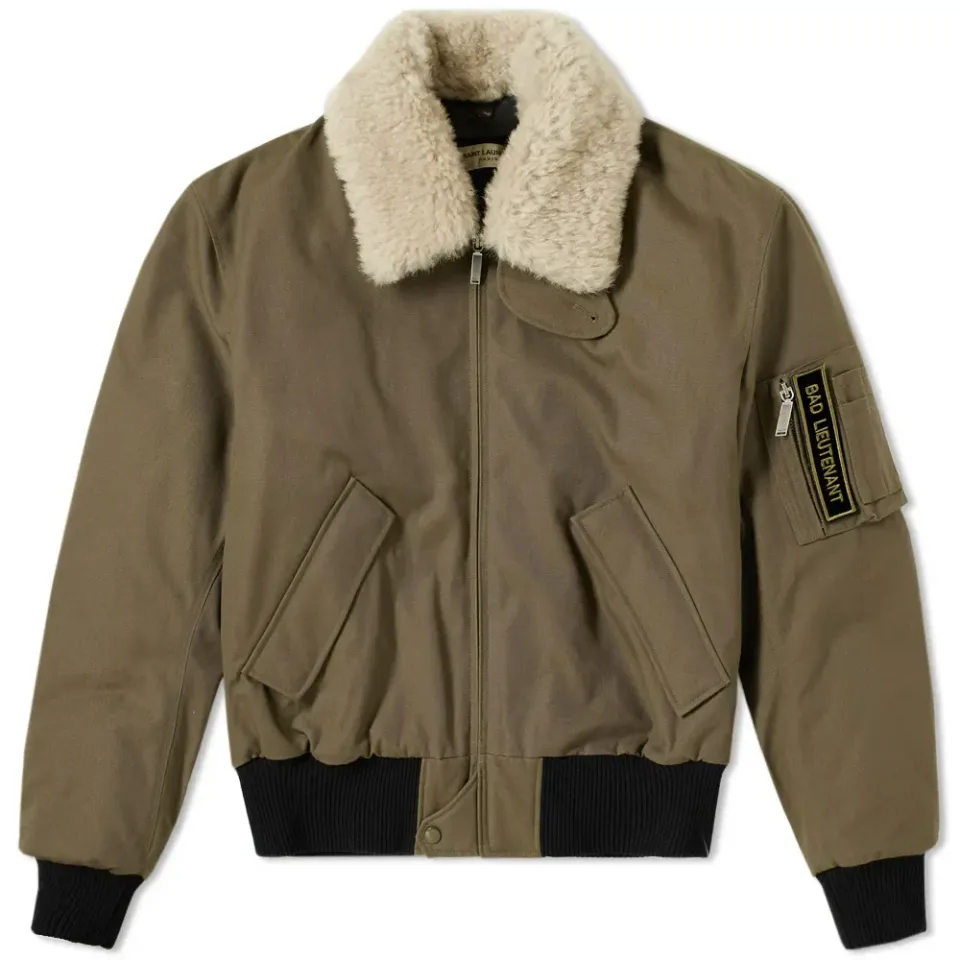 Shearling Collar MA-1 Jacket