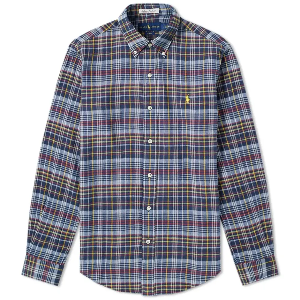 Button Down Madras Shirt