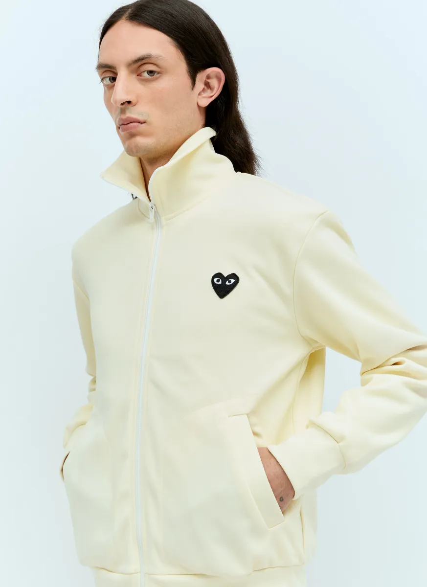 Logo Patch Zip-Up Sweatshirt