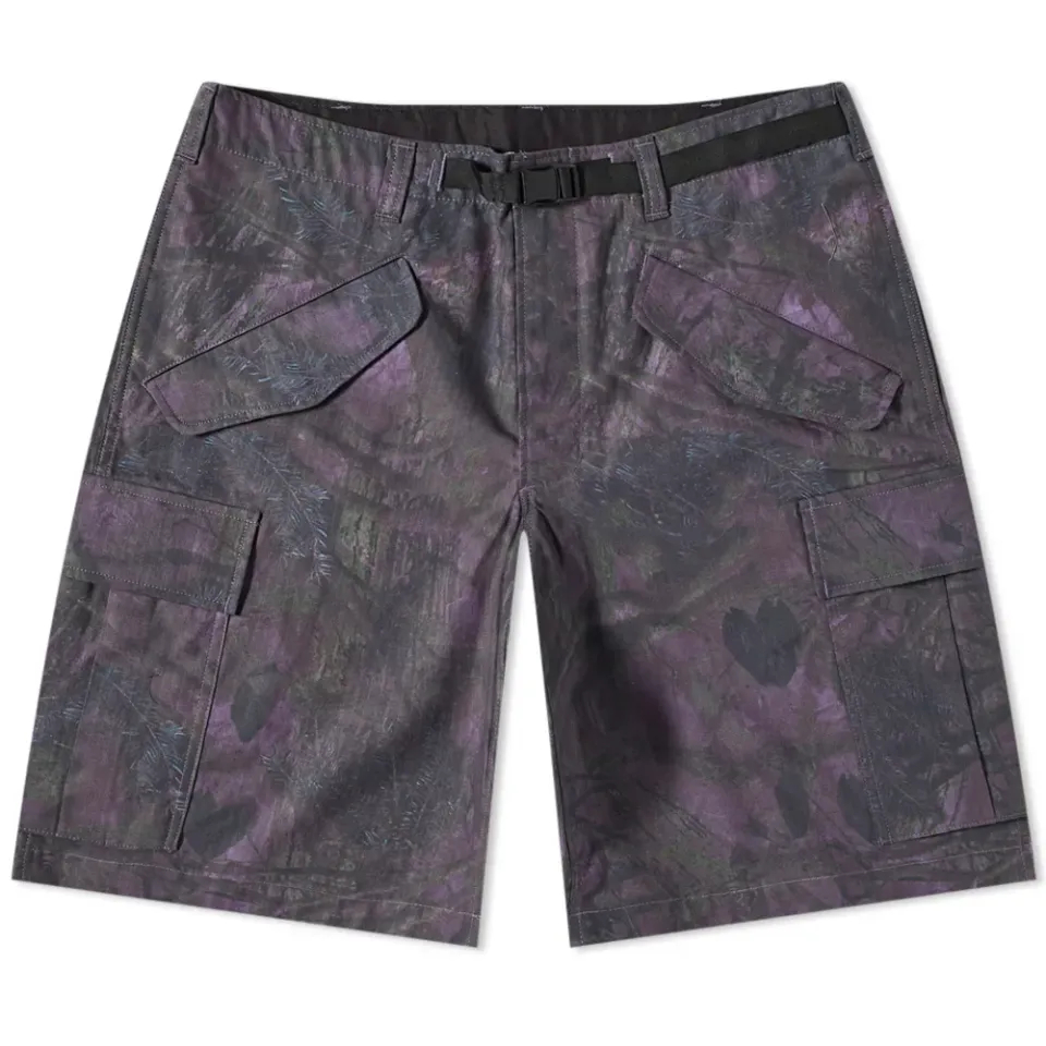 Belted BDU Camo Shorts