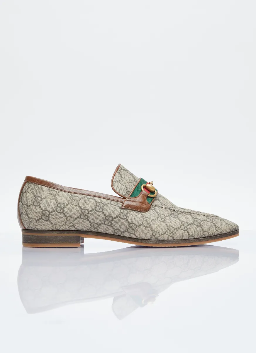Horsebit Web Loafers