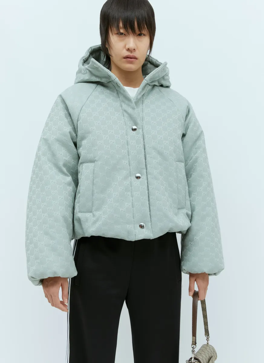 GG Canvas Bomber Jacket
