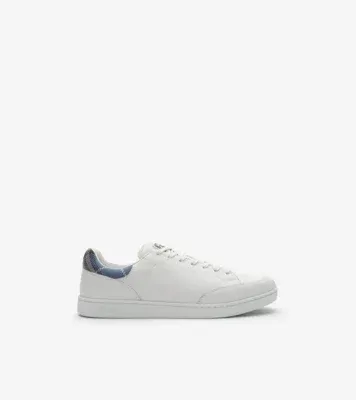 Leather Set Sneakers​ in Porcelain white/wave blue