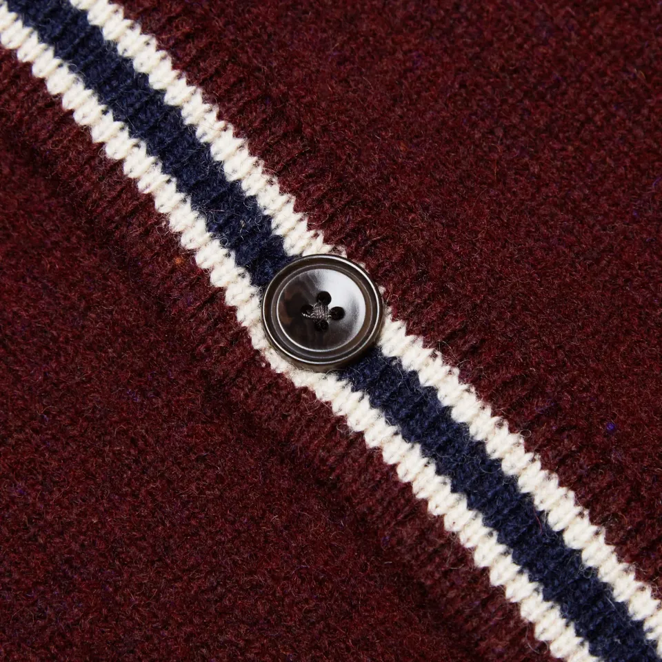 Fred Perry Shetland Wool Cardigan