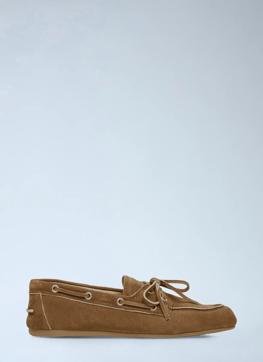 Faded Suede Loafers