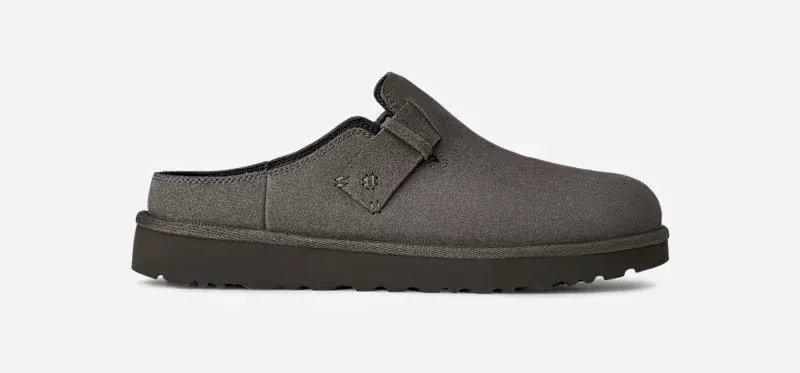 Kalvin Clog for Men, Suede/Polyester/Wool