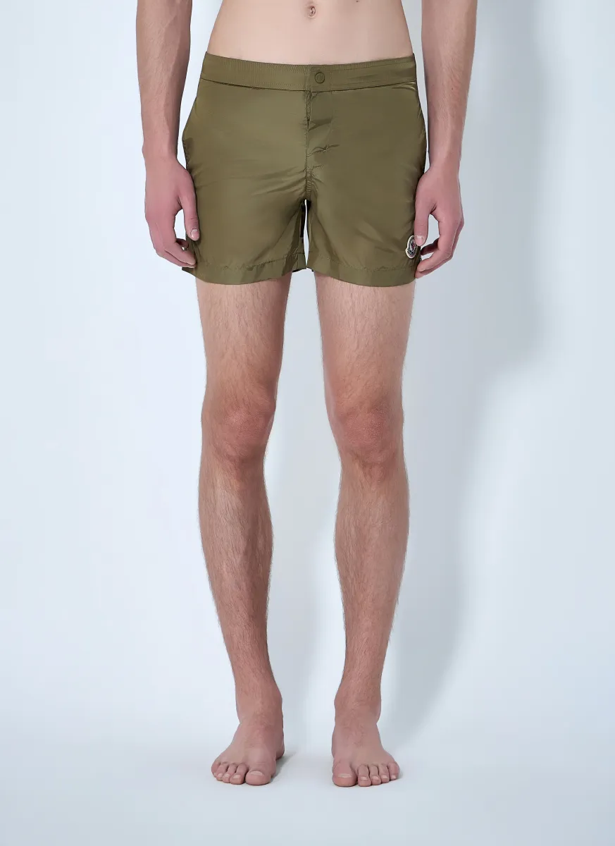 Elastic Waist Swim Shorts