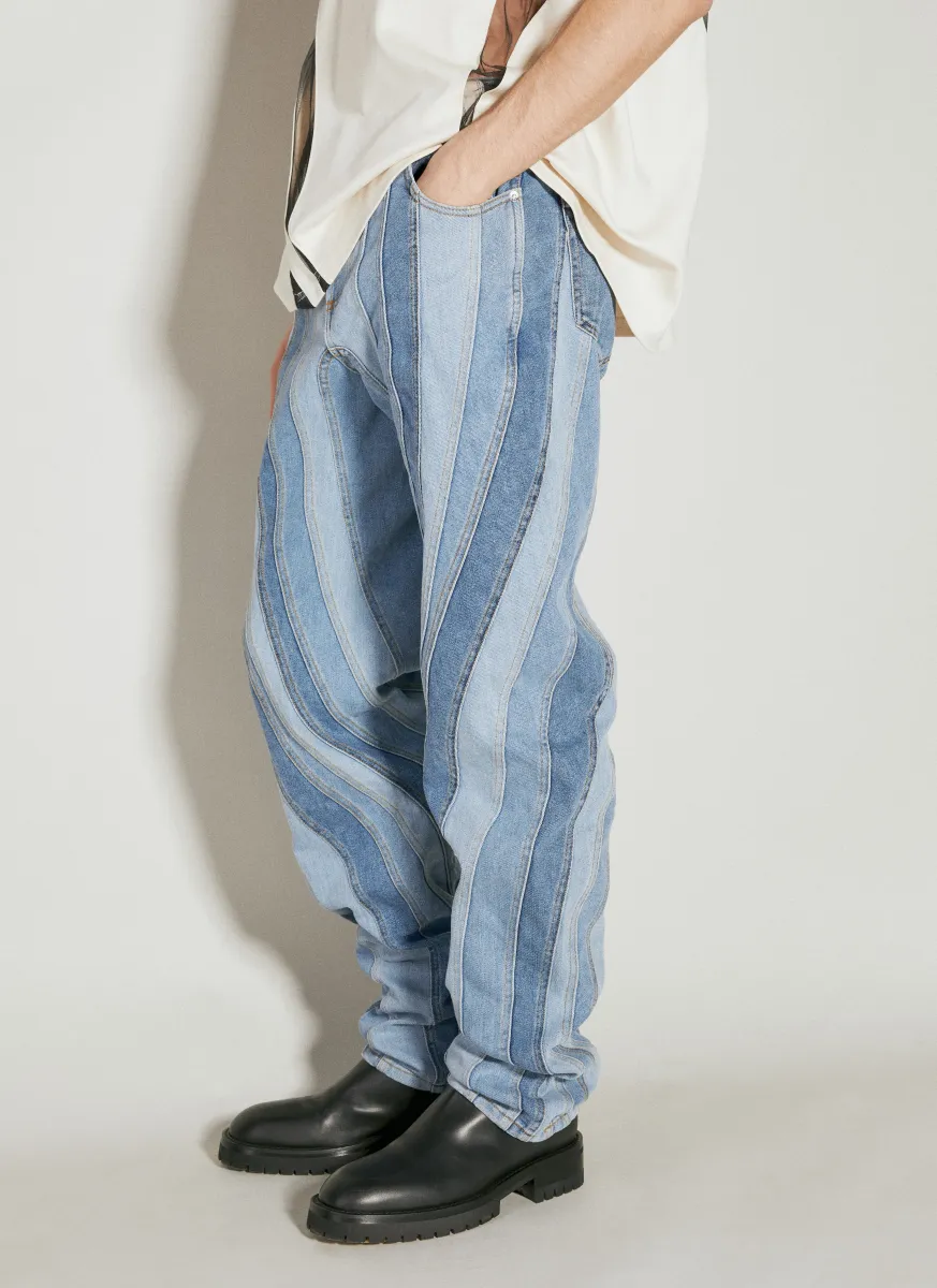 Spiral Baggy Jeans