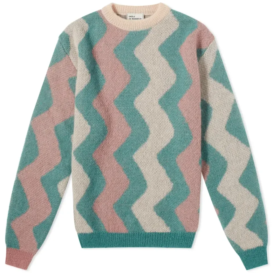 Zig Zag Mohair Knit