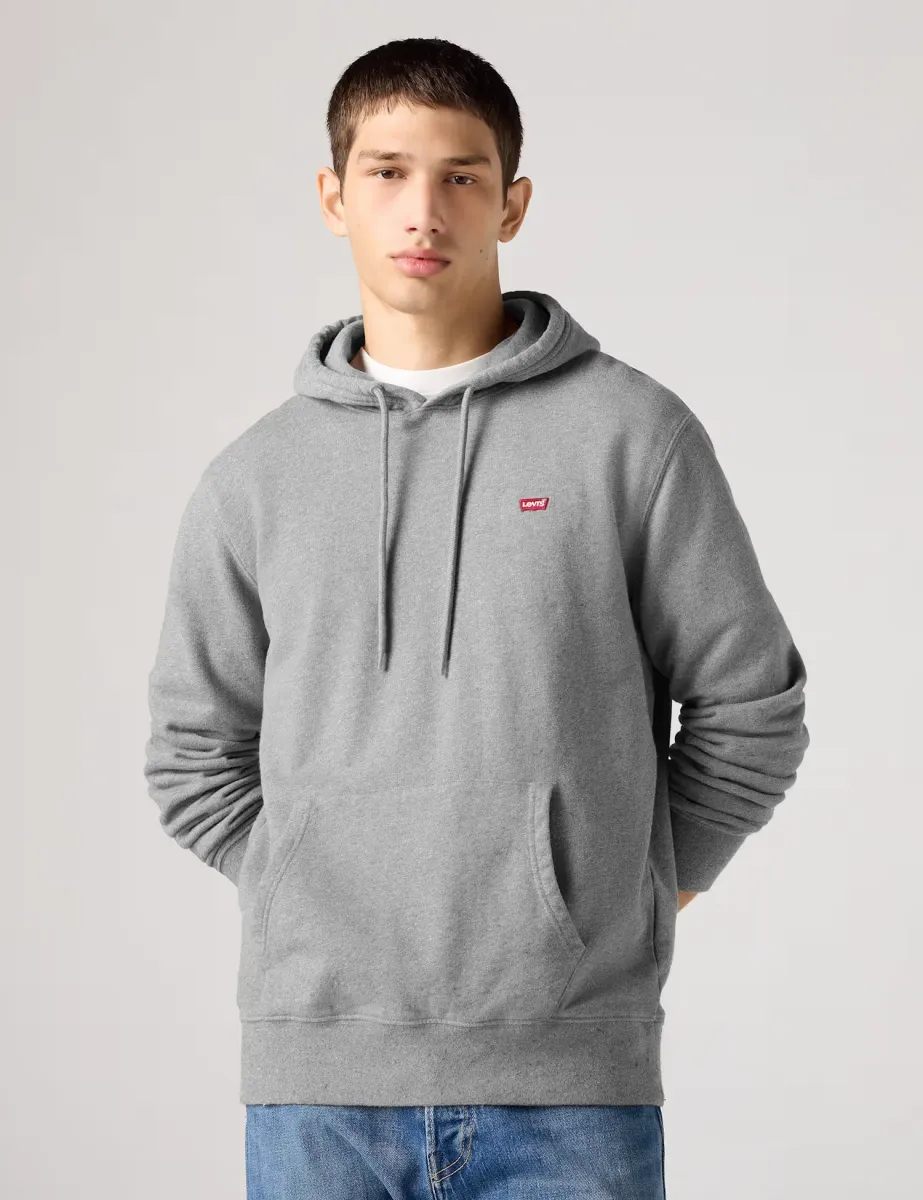 Levi's Regular Fit Pure Cotton Hoodie Grey