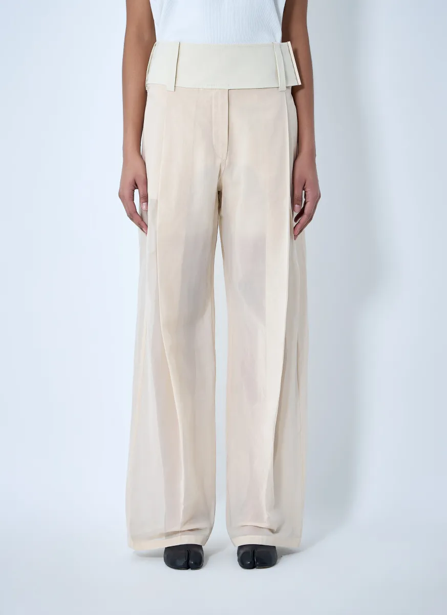 High Waist Wide-Leg Trousers