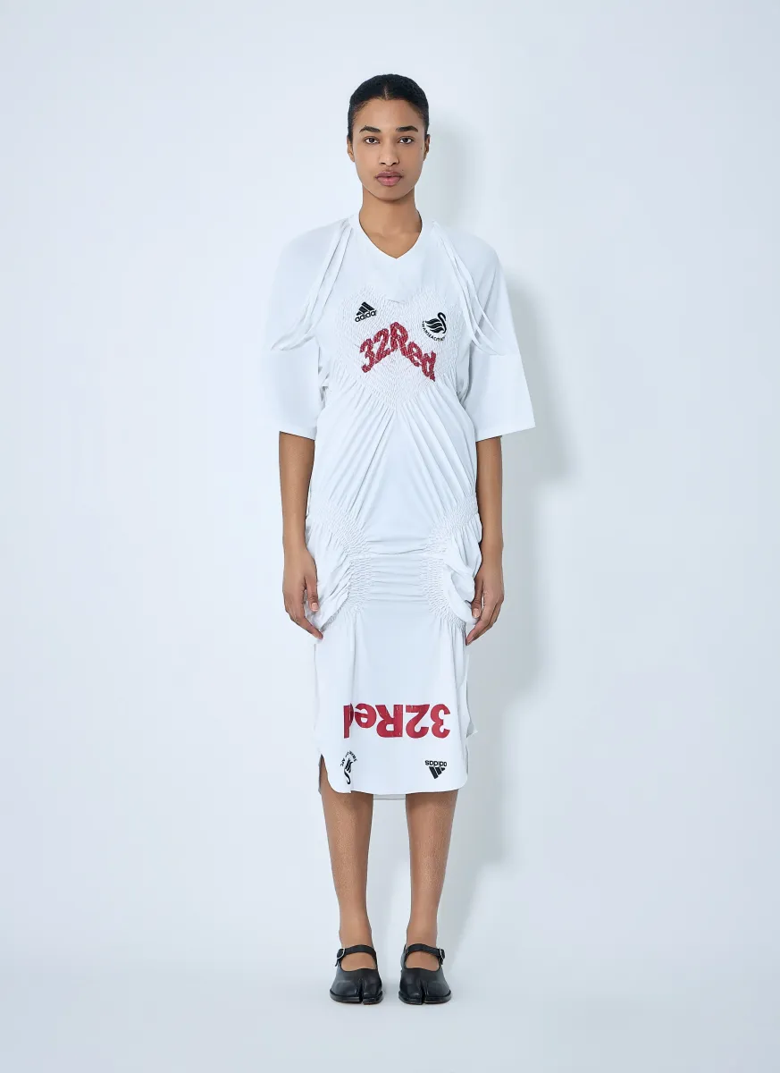 Shirred Football Dress