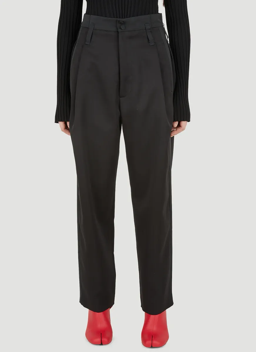Pleated Tuxedo Pants