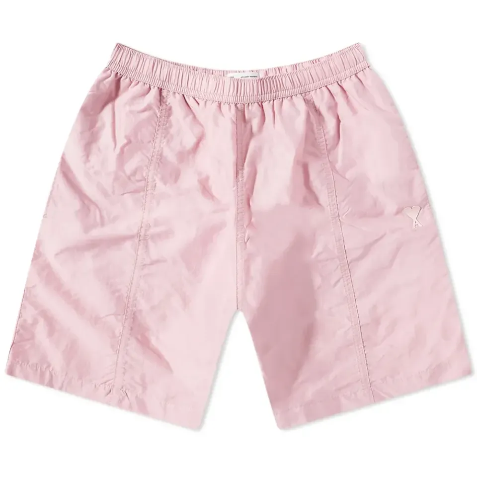 AMI Small A Heart Long Swim Shorts