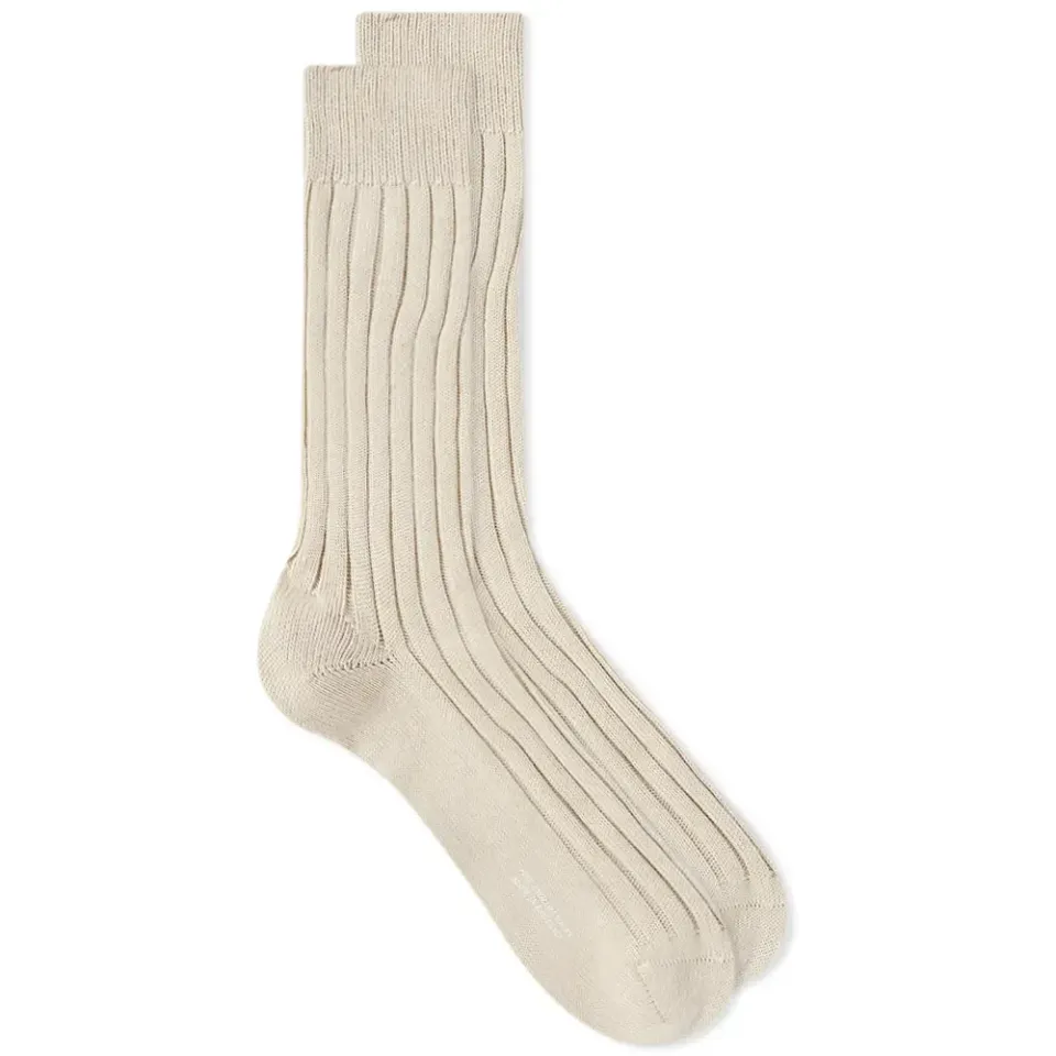Cotton Ribbed Sock