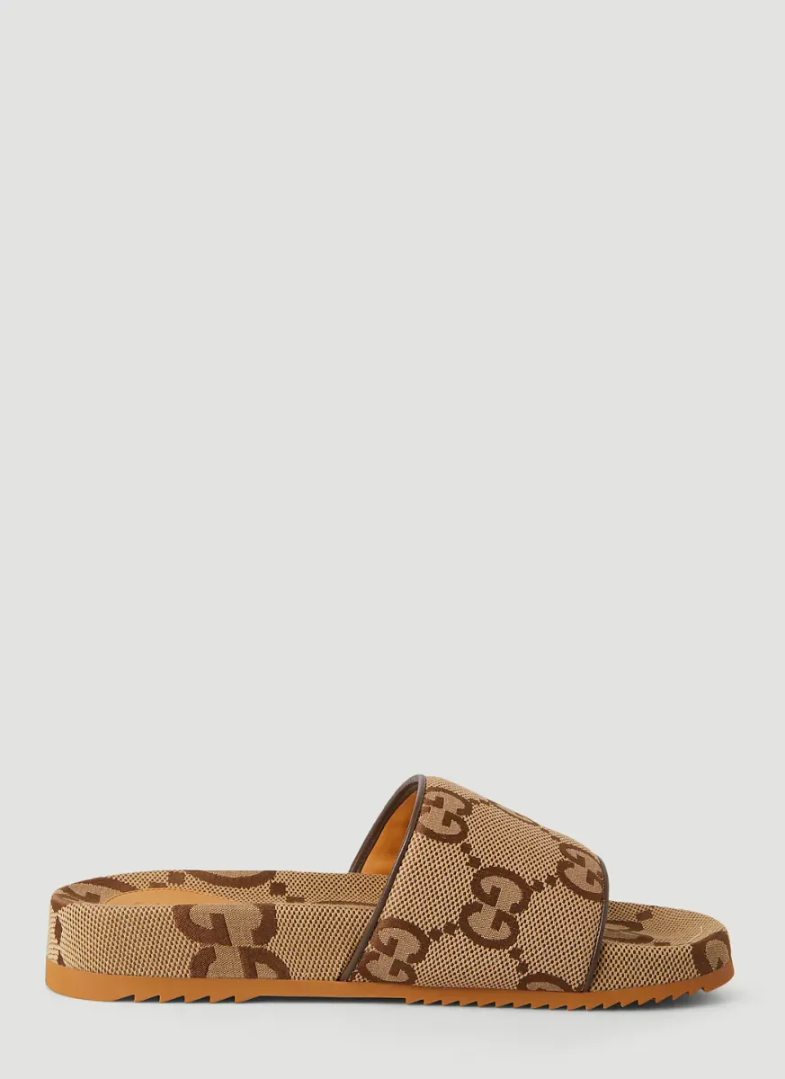 GG Jacquard Slides