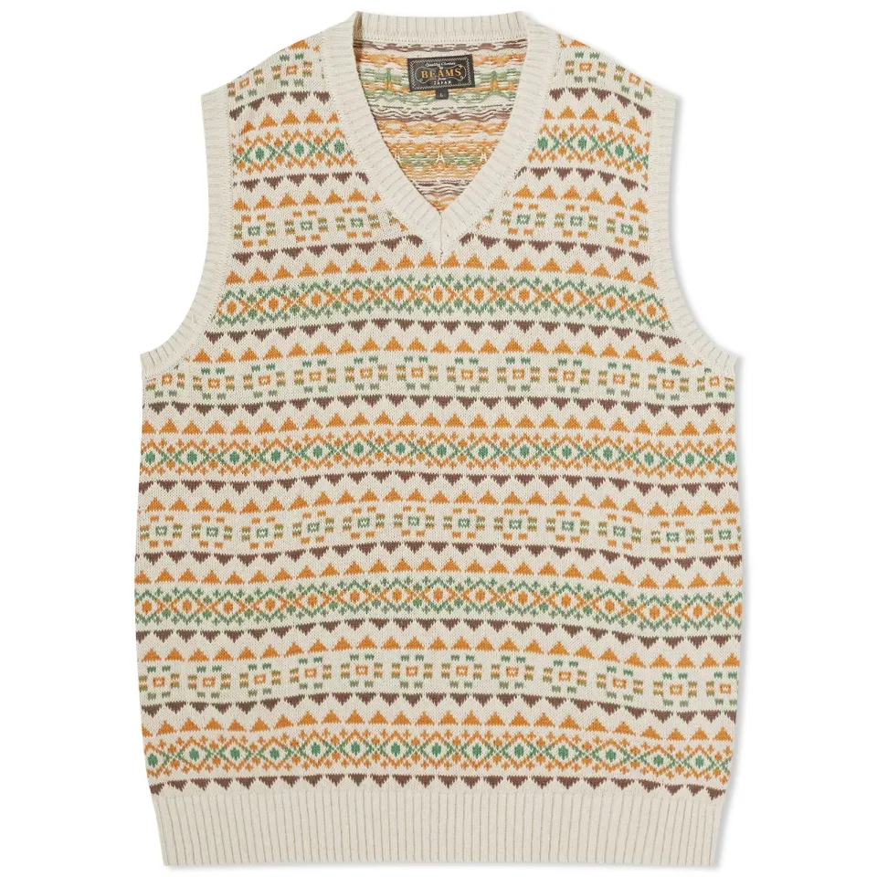 Fair Isle Knit Vest