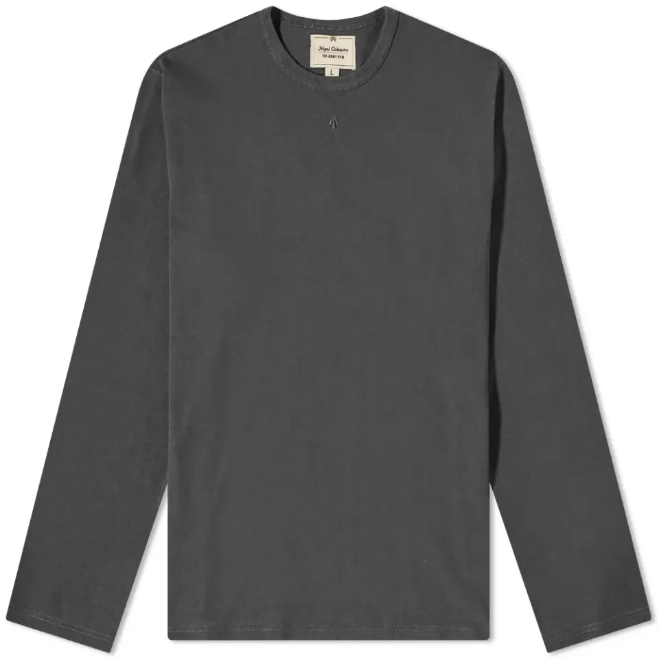 Long Sleeve Embroidered Arrow T-Shirt