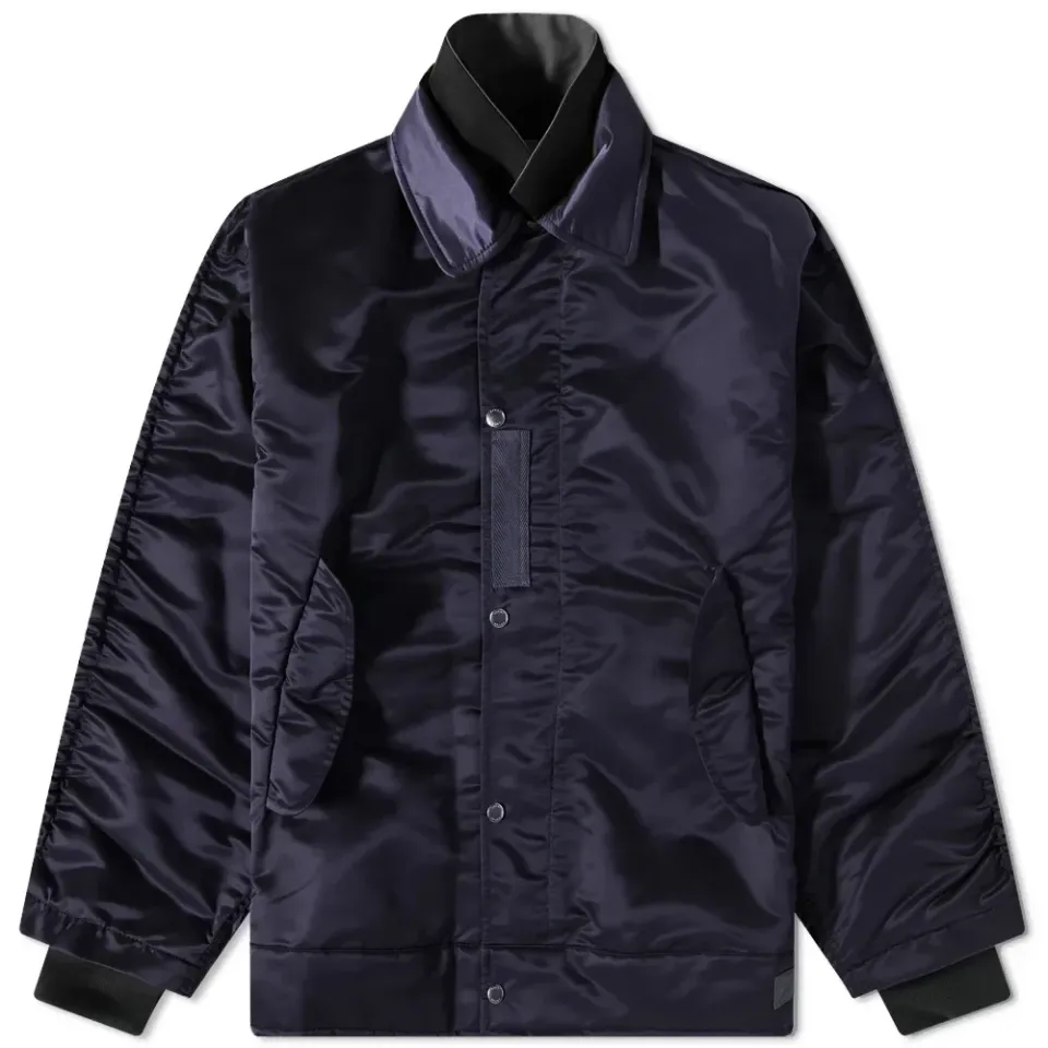 Nylon Twill Bomber Jacket