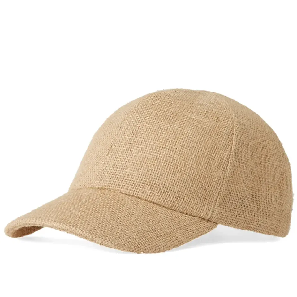 Burlap Baseball Cap