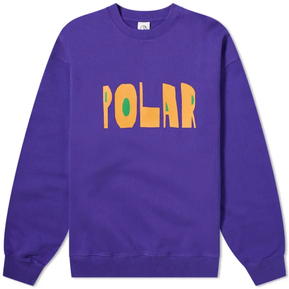 Polar Skate Co Cut Logo Crew Sweat