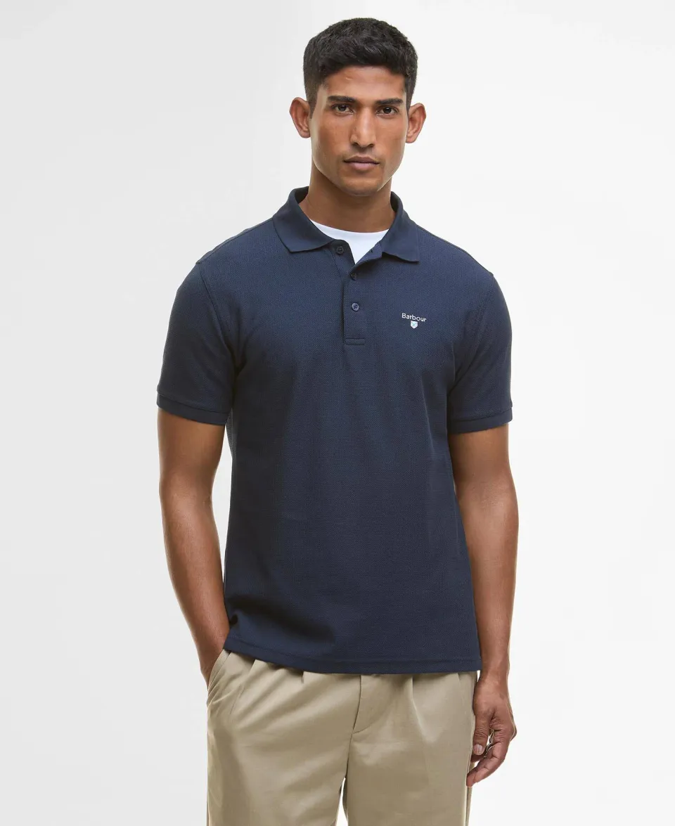 Selside Textured Tailored Polo Shirt