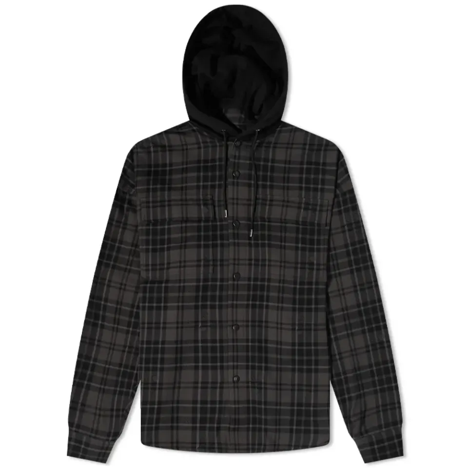 Hooded Flannel Shirt