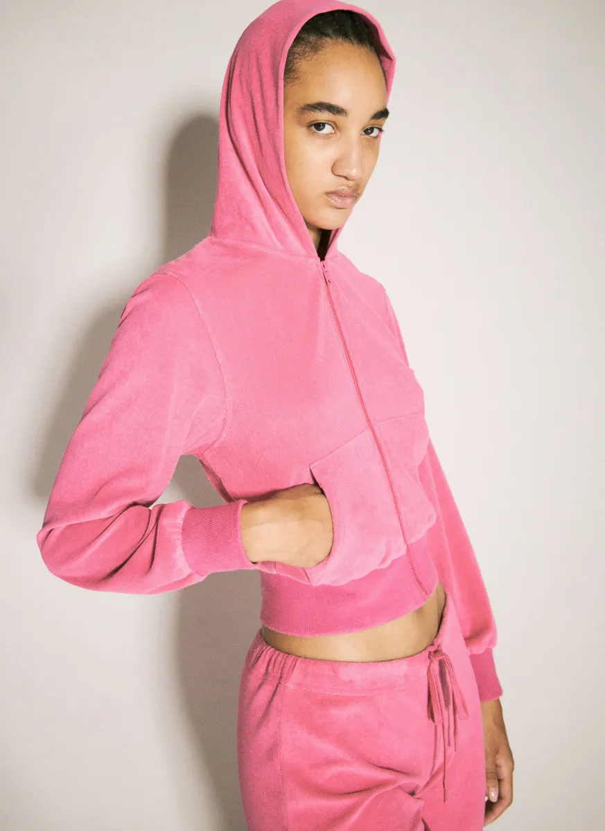 BB Motel Zip-Up Hooded Sweatshirt