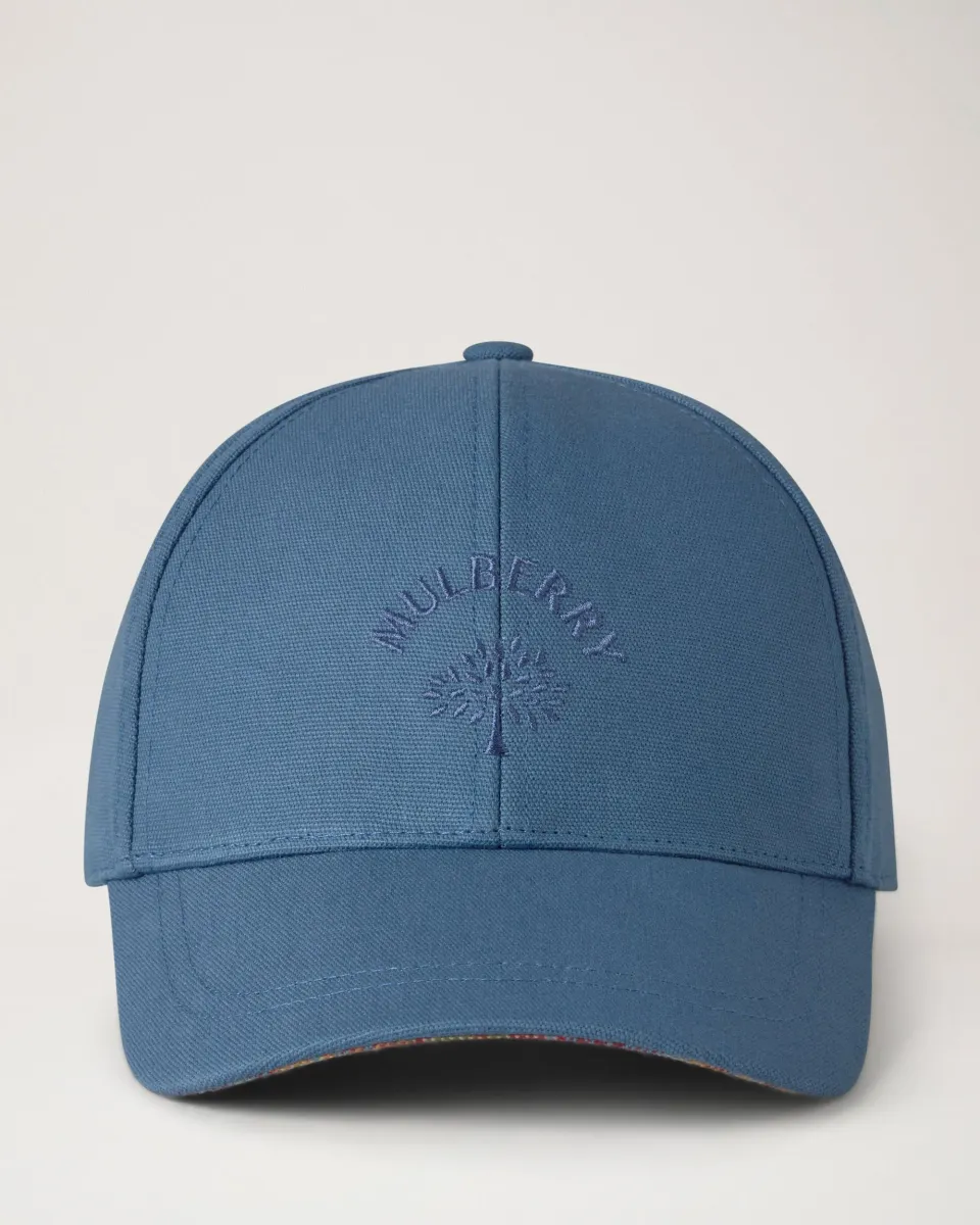 Check Lined Baseball Cap