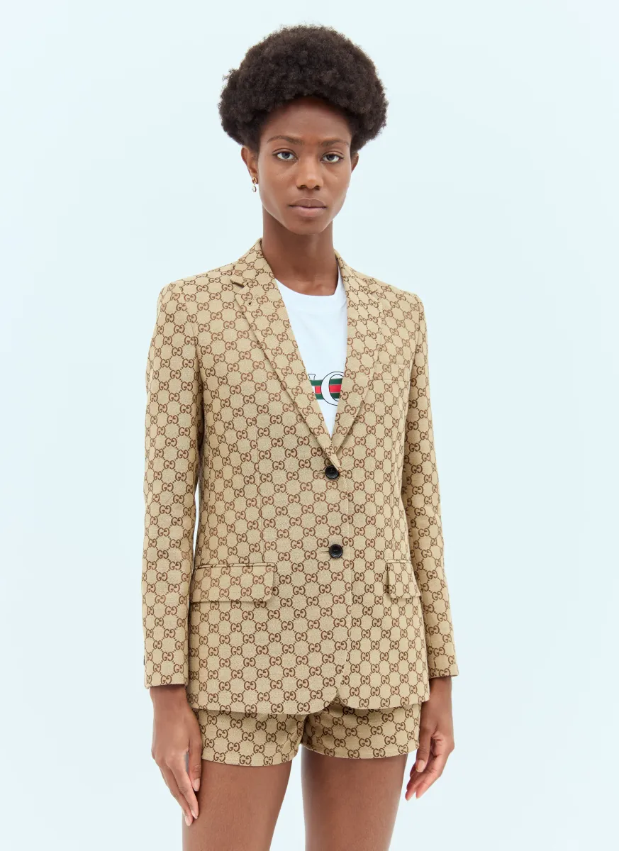 GG Canvas Blazer
