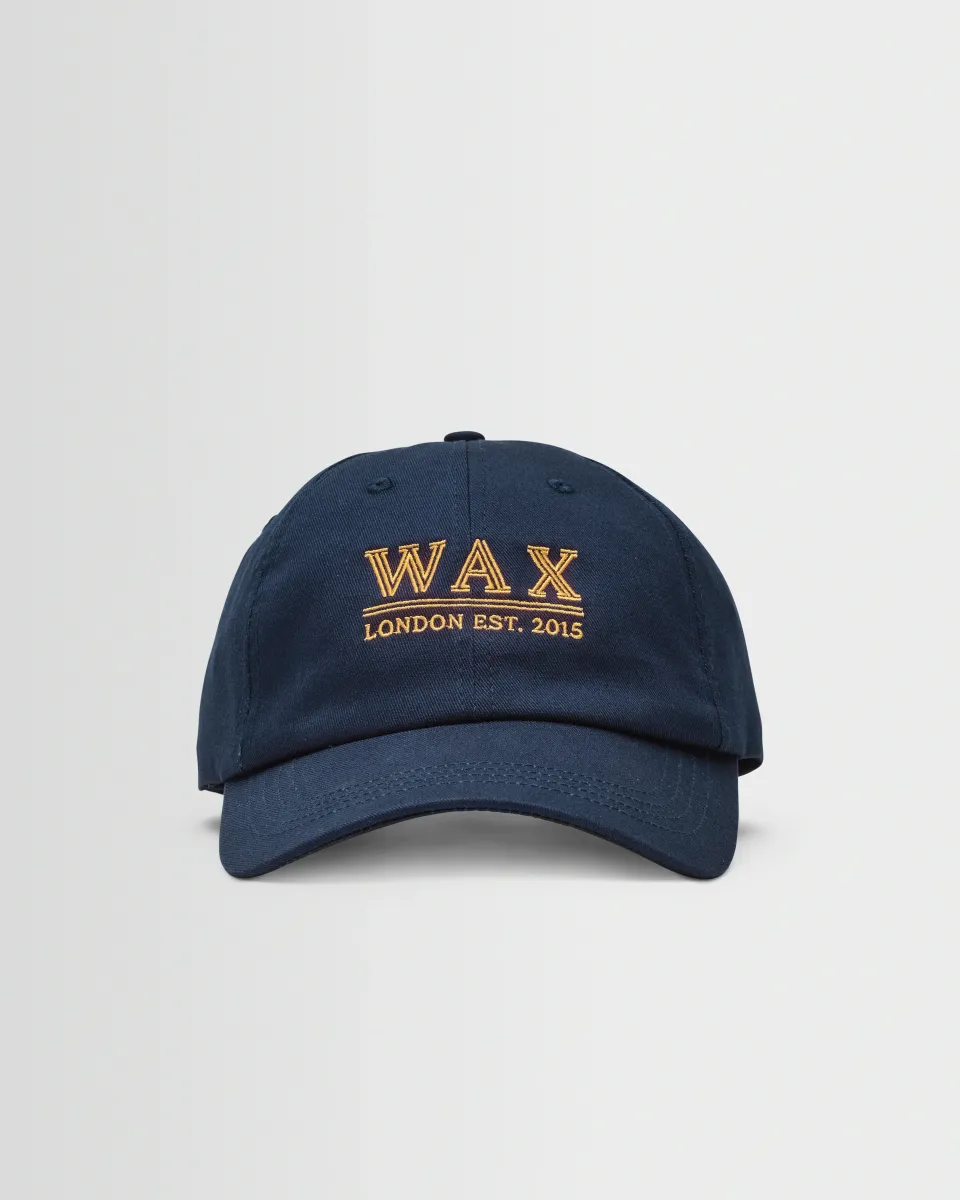 Spencer - Navy & Yellow Cotton Sports Cap