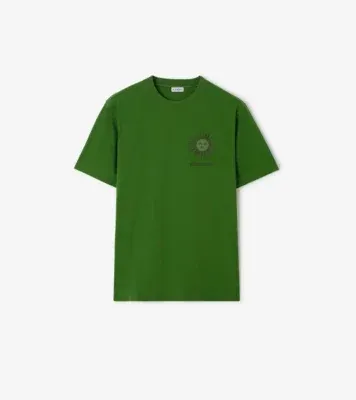 Sun Cotton T-shirt in Samphire green