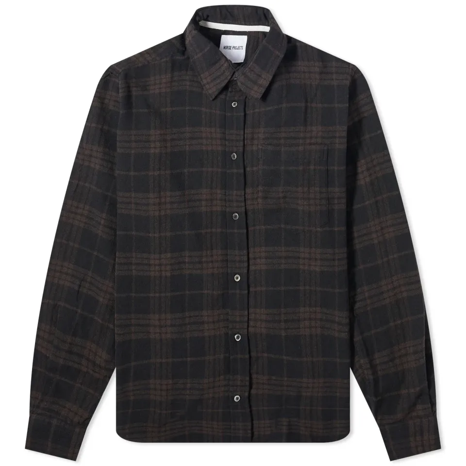 Algot Relaxed Wool Check Shirt