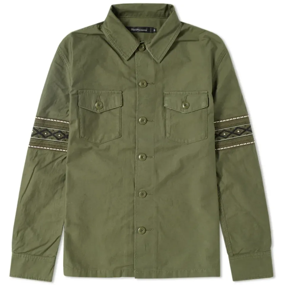 Black By Vanquish Military Shirt