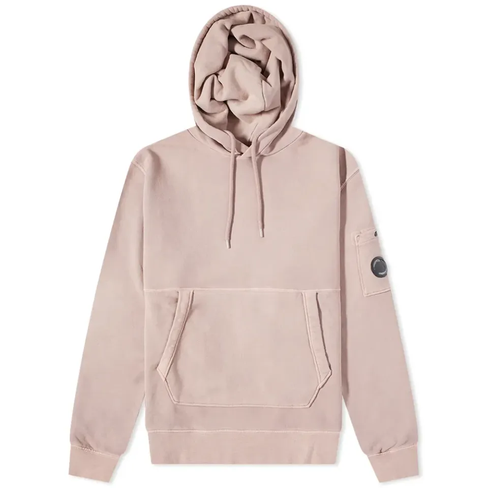 Garment Dyed Arm Lens Popover Hoodie