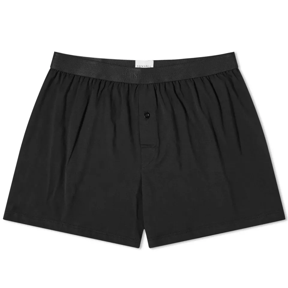 Superfine One Button Boxer Shorts