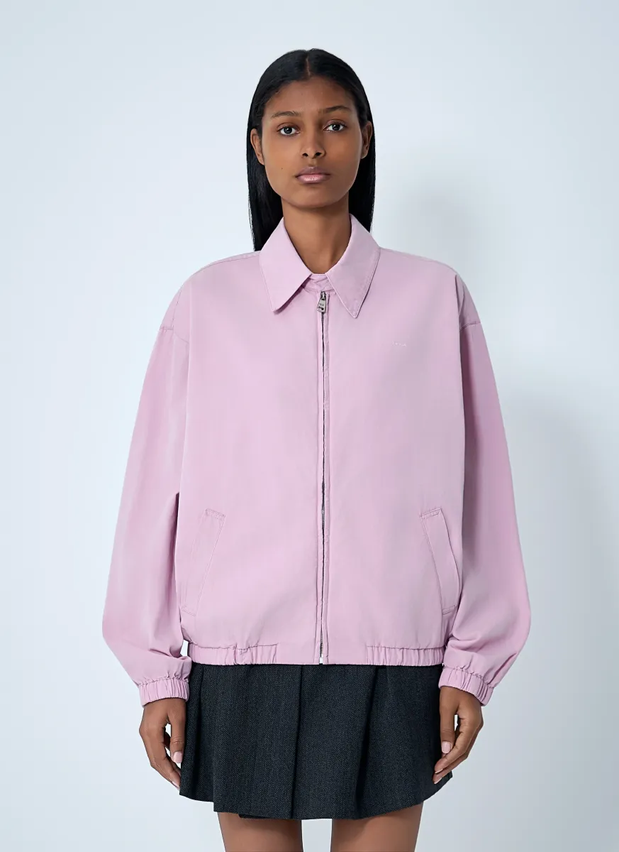 Gabardine Blouson Jacket