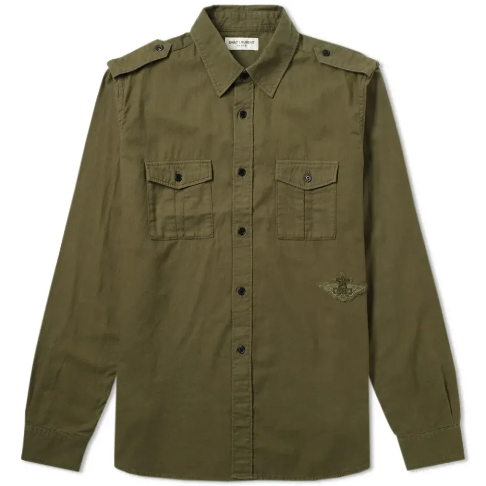Military Patch Overshirt