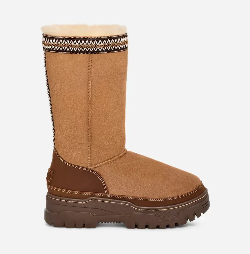 Classic Tall TrailGazer Boot, Leather/Suede/Polyester