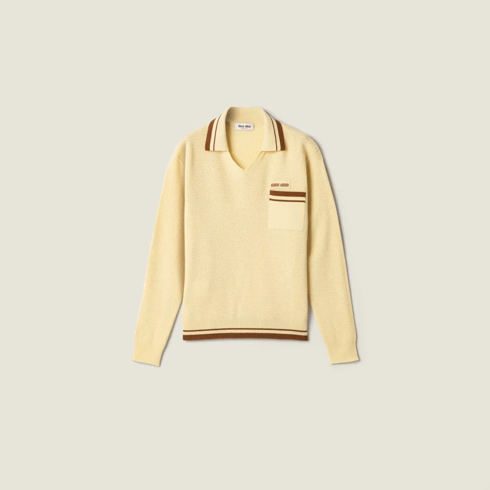 Cashmere V-neck sweater