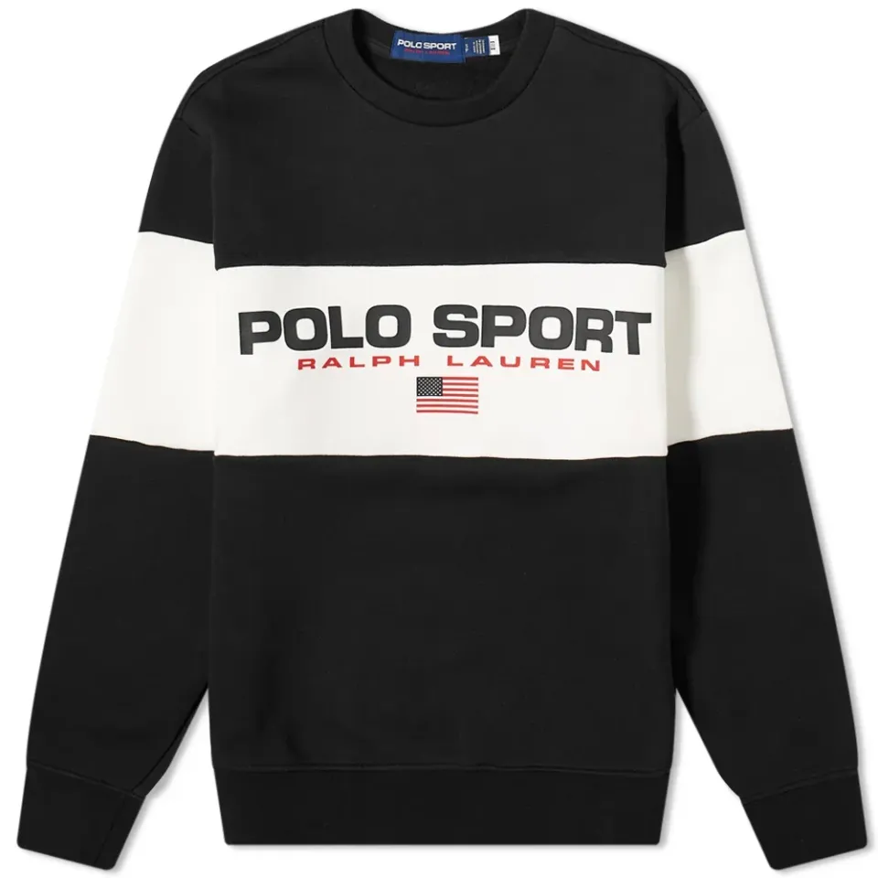 Polo Sport Colourblock Logo Crew Sweat