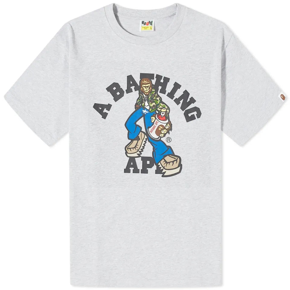 Graffiti Character College T-Shirt