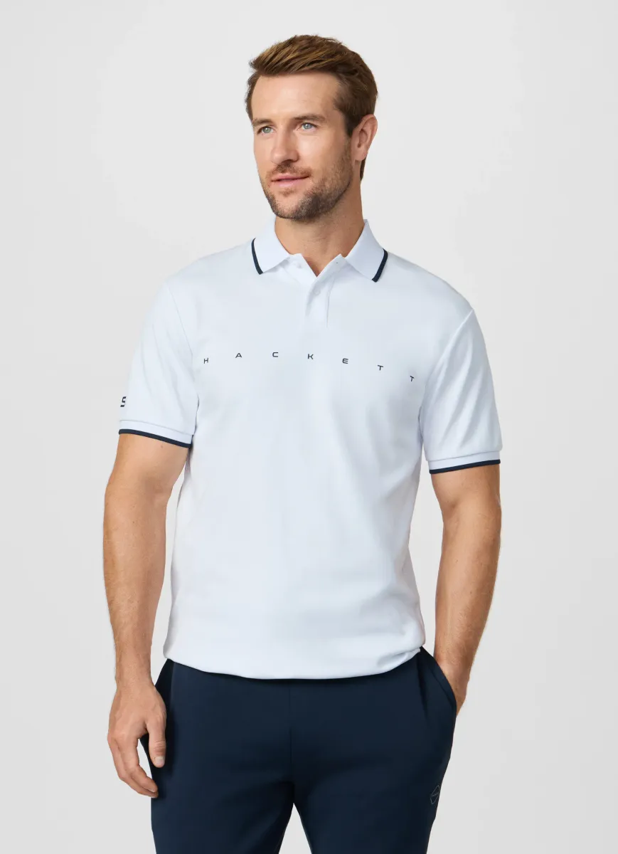 Classic Fit Short Sleeve Branded Polo