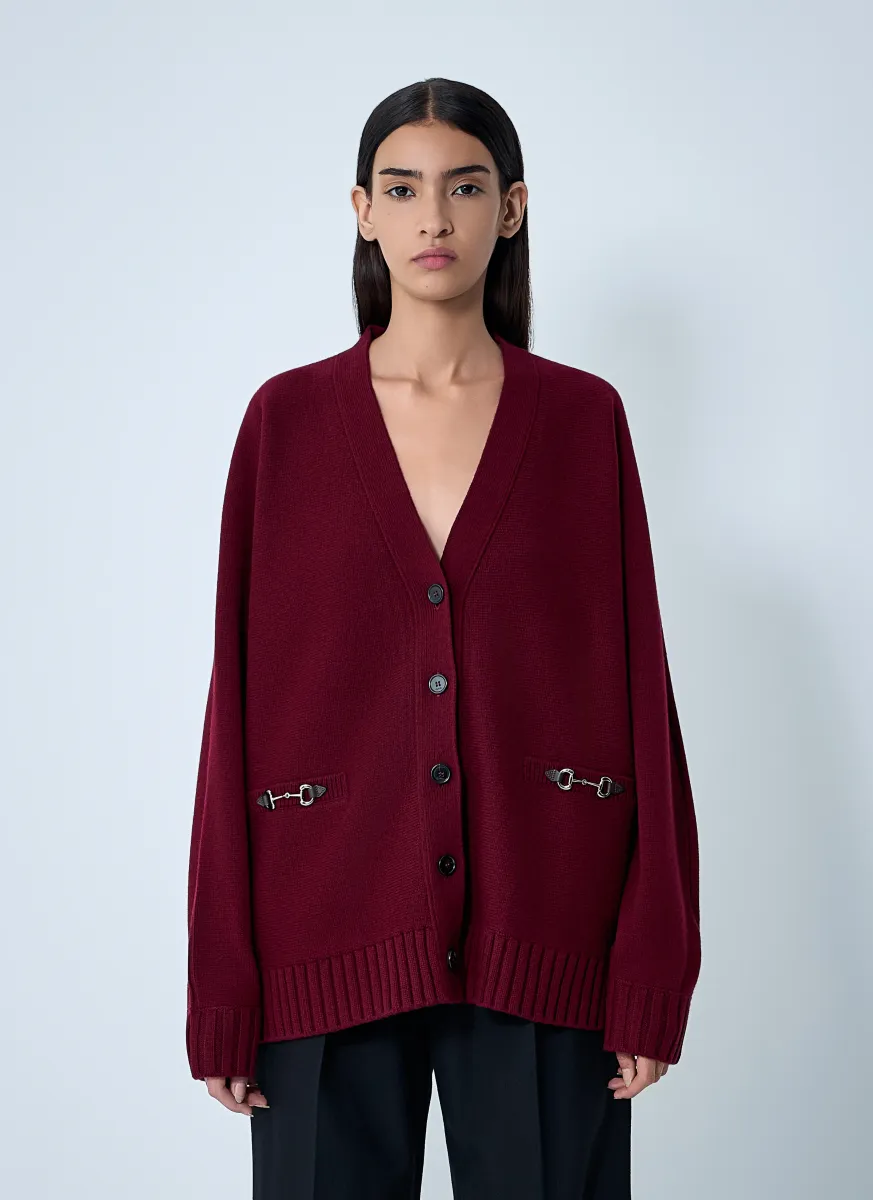 Logo Motif Cardigan