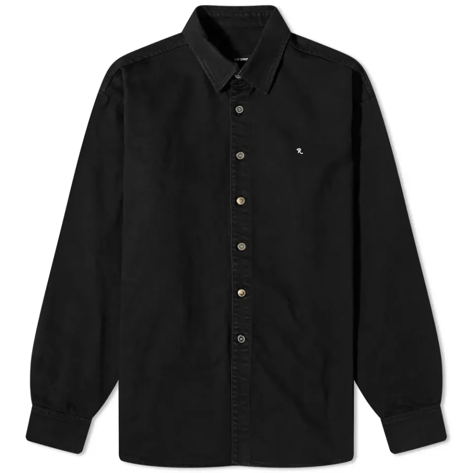 Back Logo Denim Overshirt