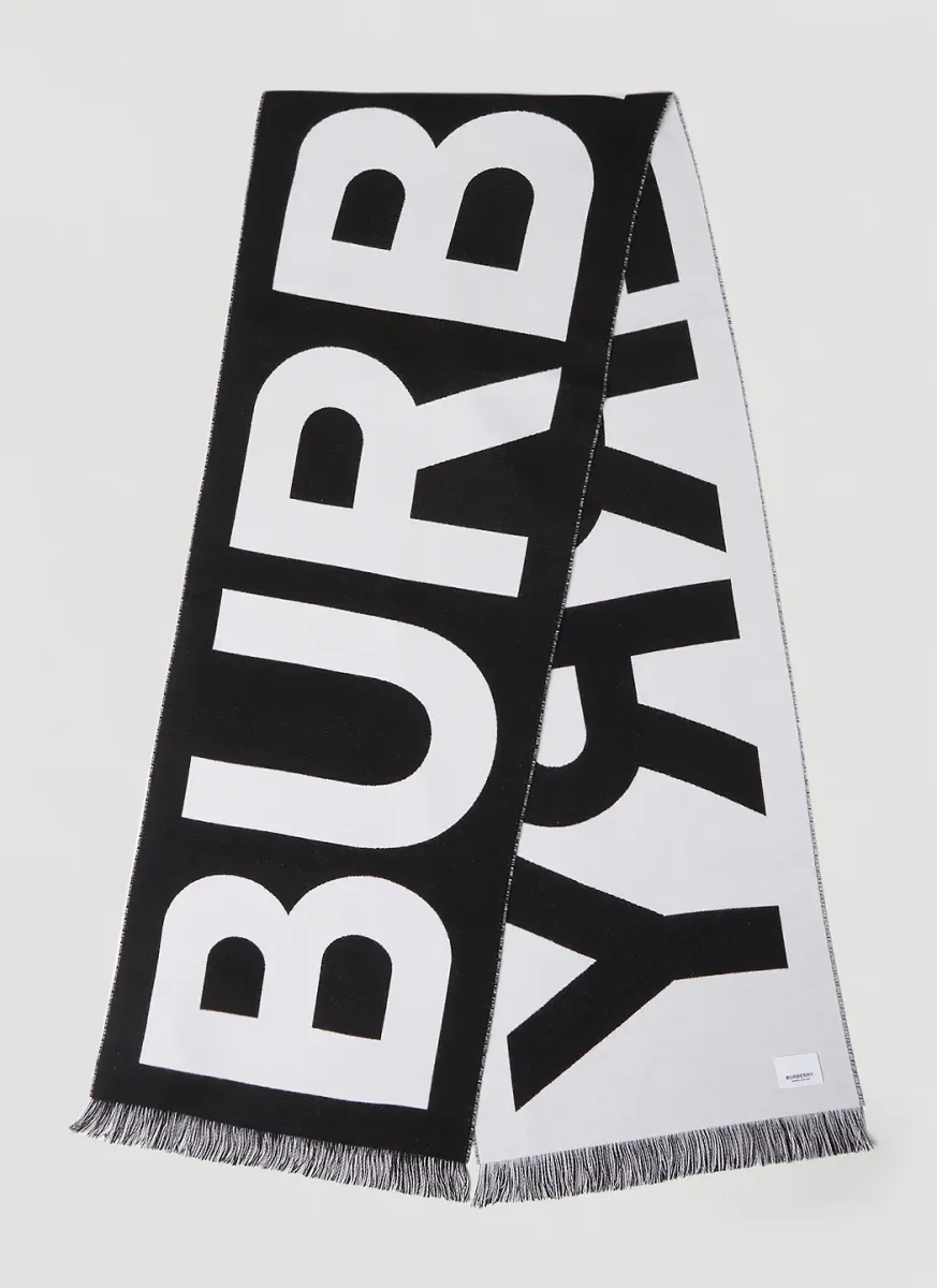 Reversible Logo Scarf