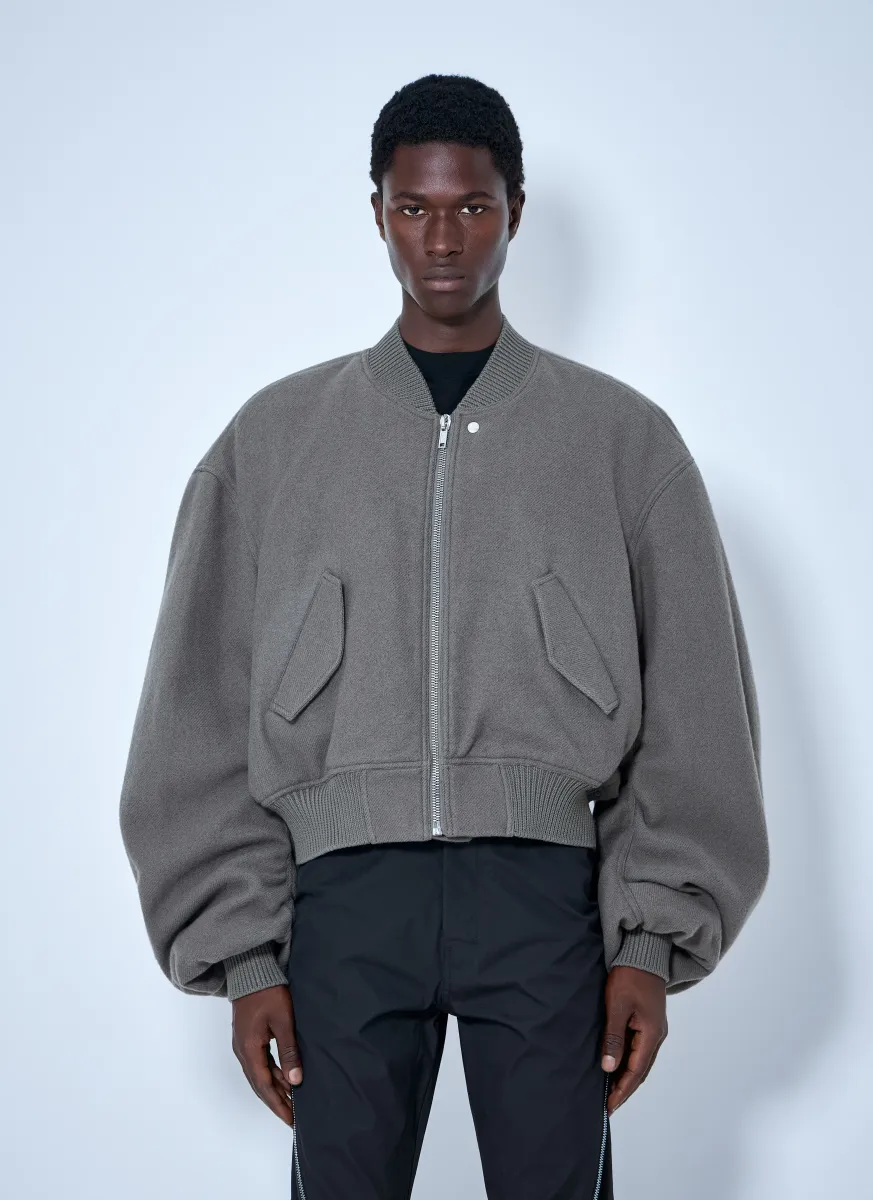 Zip-Up Bomber Jacket